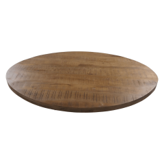 Hajo ovaal salontafelblad 120x80x4.5 mangohout naturel