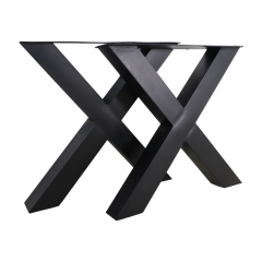 Stedman X-poten 75x12x72 cm metaal zwart van het woonmerk HSM Collection