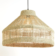 Latika hanglamp Ø55x38 cm naturel