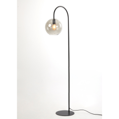 Subar vloerlamp 45x28x158 cmsmoke glas/zwart