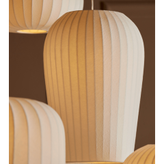 Axel hanglamp Ø31x46 cm wit van het woonmerk Light&Living