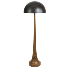 Jovany vloerlamp Ø50x155 hout olie/zwart