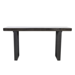 Mayen sidetable 160x44x82 cm glanzend zwart