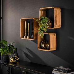 Herbie wandschap set van 3 vierkant