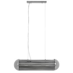 Grayson hanglamp 6L Ø20x80 cm - chroom/smoke