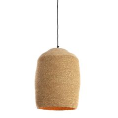 Bolsena hanglamp Ø36x48 cm - zeegras naturel+crème