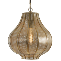 Micha hanglamp Ø30.5 cm goud van het woonmerk Light & Living