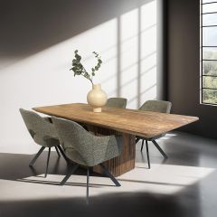 Lausanne eettafel 230 cm - naturel