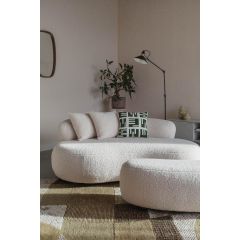 Laurie 3-zitsbank - wit