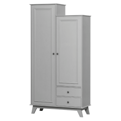 Lily garderobekast grenen 190 cm clay