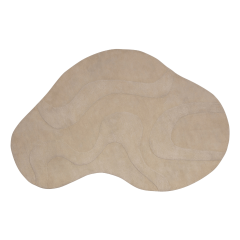 Alya vloerkleed organisch 170 x 240 cm milk