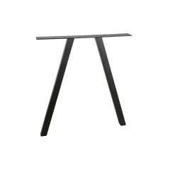 Tablo 2-standen poot vierkant metaal zwart (1 stuks)