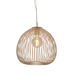 Rilana hanglamp metaal Ø34 cm beige van het woonmerk Light & Living