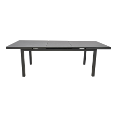 Uittrektafel Baleno nuance 180/240x100 cm - antraciet