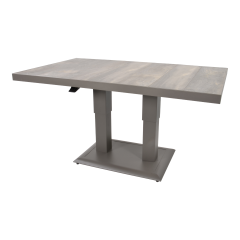 Loungetafel verstelbaar Prato Pardo 140x85 cm - bruin