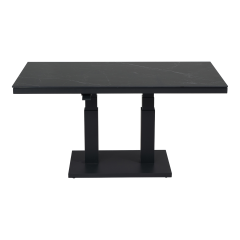 Loungetafel verstelbaar Monte Carlo nuance 140x80 cm - antraciet