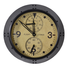 Durham wandklok ø46x10cm