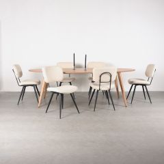 Ines eettafel 210x110x76 cm - naturel