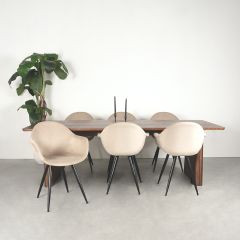 Jule eettafel 240x100x75 cm - walnoot