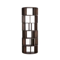 Louisa stellingkast 76x38x210 cm - donkerbruin