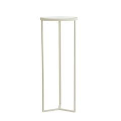 Retiro pilaar Ø40x100 cm - rib glas/crème