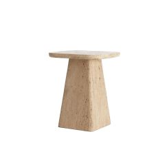 Kepami bijzettafel - travertin zand