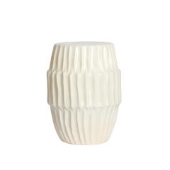 Isili bijzettafel keramiek - mat wit