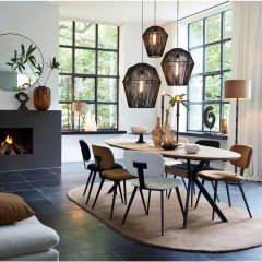 Boje vloerkleed 300x160 cm - bruin