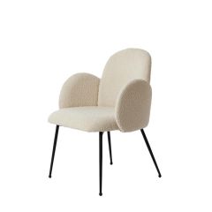 Chiba eetkamerstoel - crème/zwart