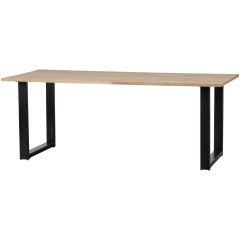 Combi-Tablo eiken 220x90 cm + U-poot