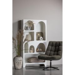 Caz vakkenkast breed - wit