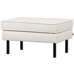 Rodeo hocker bouclé naturel