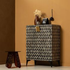 Menne opberkast - zwart/wit