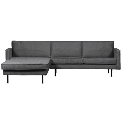 Rodeo chaise longue links structure velvet