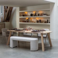 Jacob bankje ruit - zand