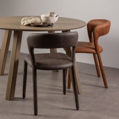 Noble eetkamerstoel leerlook