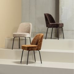 Vogue eetkamerstoel chenille