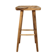 Jabar barkruk munggurhout 75 cm naturel van het woonmerk HSM Collection