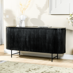 Nauvoo dressoir 165cm zwart