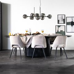 Eettafel Aron ovaal 200x110 cm