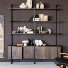 Wandkast James 4 deurs - 210x96 cm