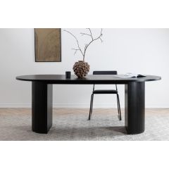 Vinta deens ovale eettafel - 200 x 90 cm