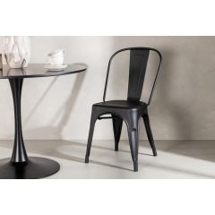 Metpe eetkamerstoel - walnoot