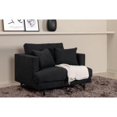 Ruma fauteuil - zwart