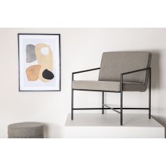 Nara fauteuil - teddy - greige