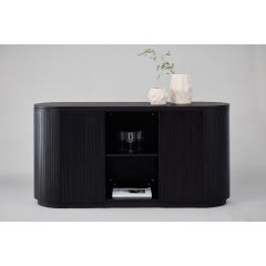 Siro dressoir - 160 cm - zwart