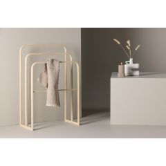Runo staand handdoekenrek - naturel