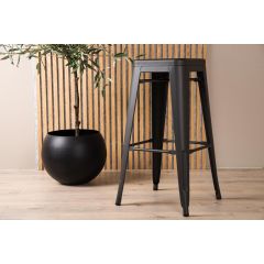 Metpe barkruk 76 cm - donkergrijs