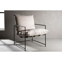 Mera fauteuil - linnen - beige