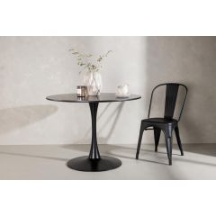 Silo ronde eettafel - ø100 cm - zwart